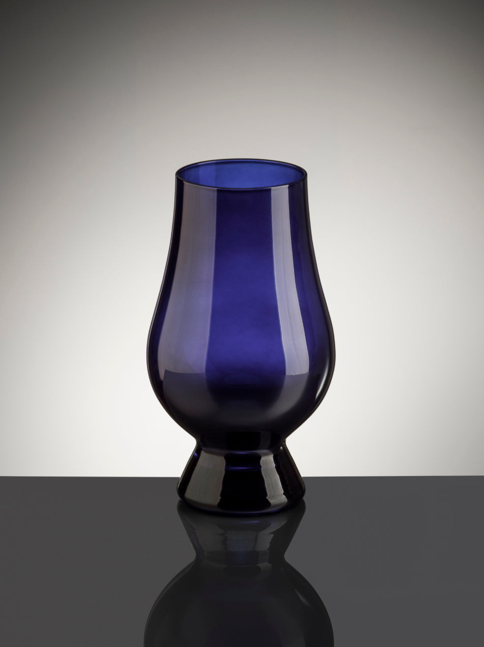 The Glencairn Whisky Glass in blue.