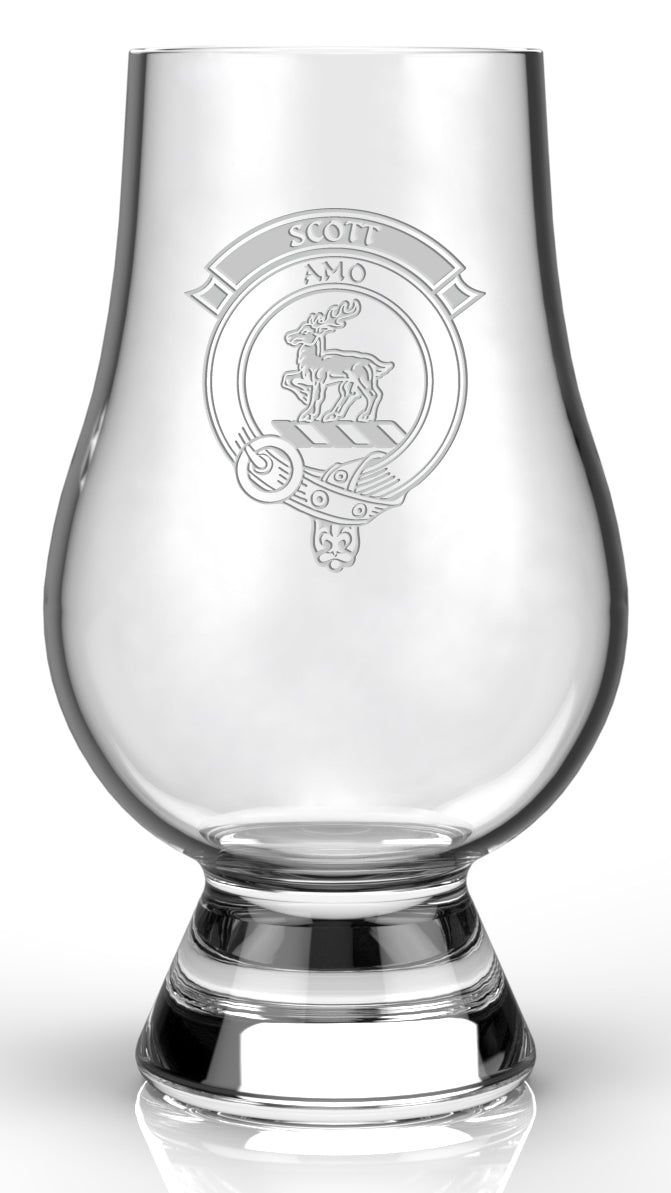 Glencairn Glass Etched - Scott Clan