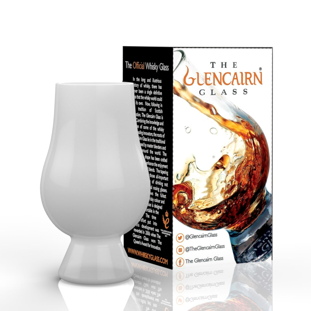 Glencairn Whisky Glass in white.