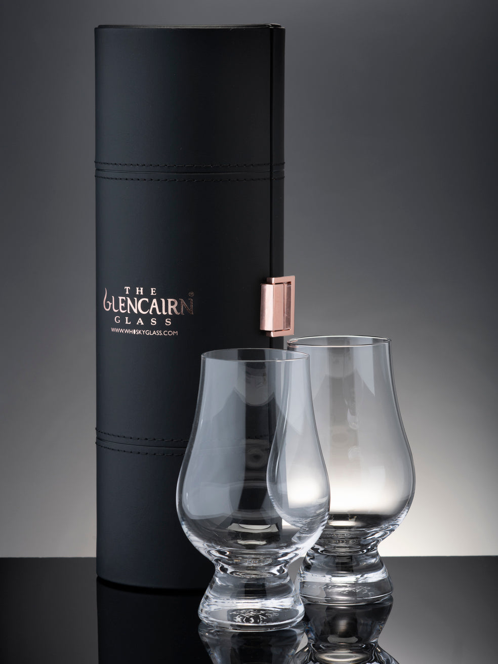 Glencairn Lead-Free Whisky Glass Set in Travel Case