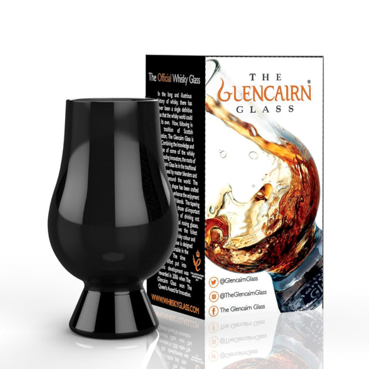 The Glencairn Whisky Glass in black.