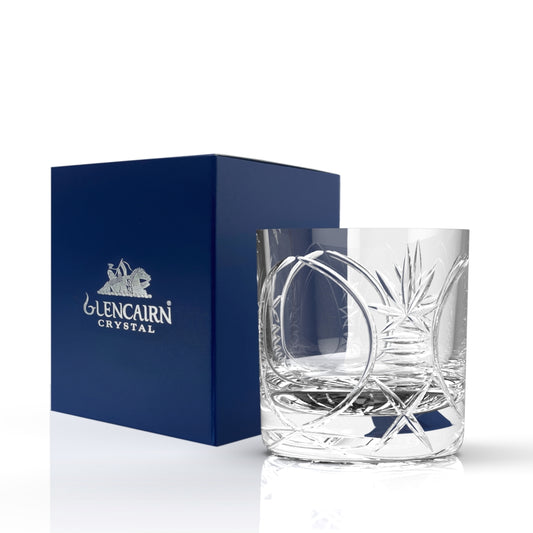 This Bothwell Whisky Tumbler is mouth blown, hand cut and hand polished crystal featuring 3 blank panels.