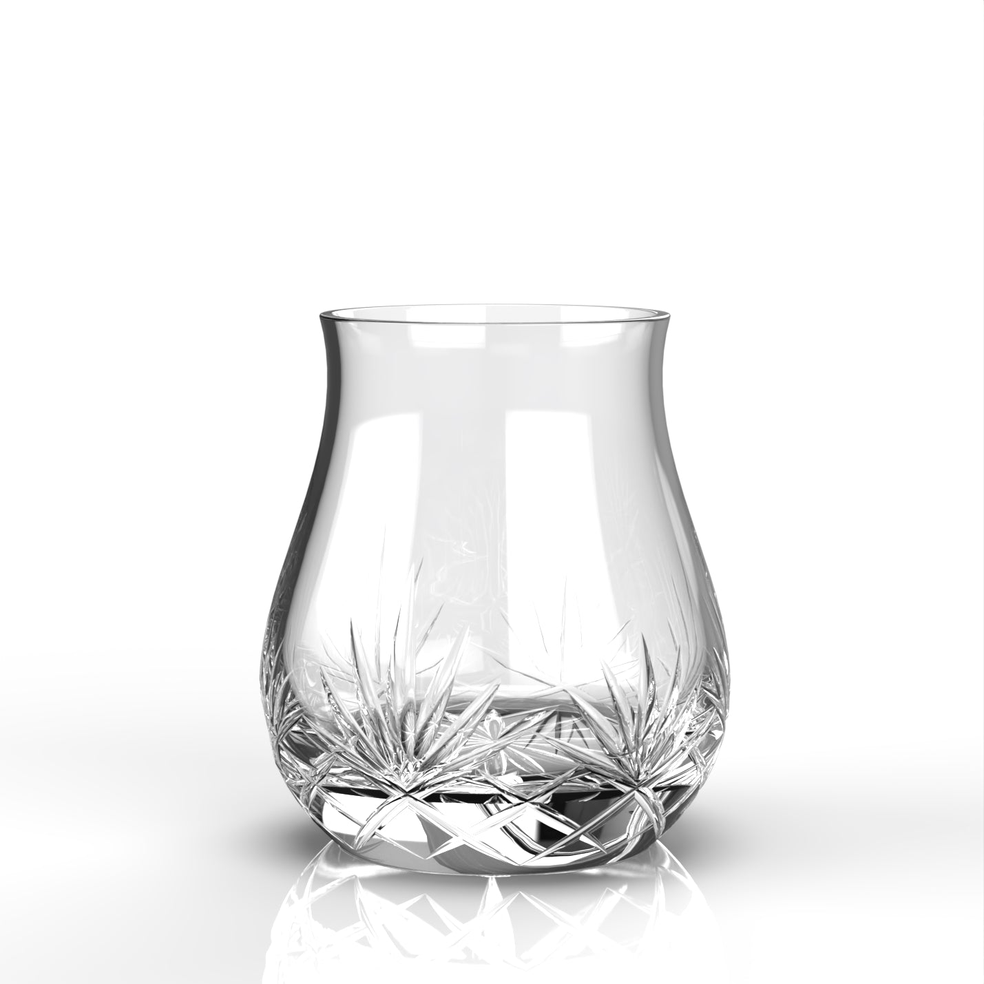 A mouth-blown and hand-cut Glencairn Mixer is the ultimate interpretation of the classic Glencairn Mixer glass - a multi-functional glass that can be used with a range of spirits, leaving enough room to add ice and garnish for enhancement. 