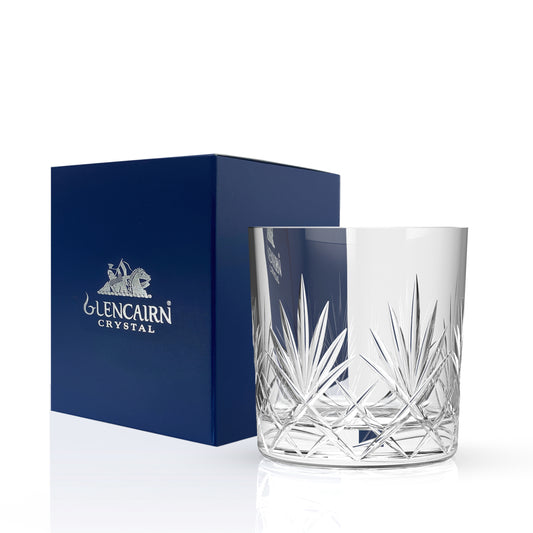The Edinburgh is a traditional full cut whisky glass. Mouth blown, hand cut, hand polished crystal.