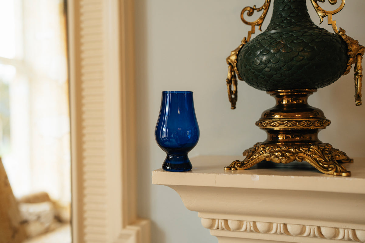 Blue Glencairn Whisky Glass