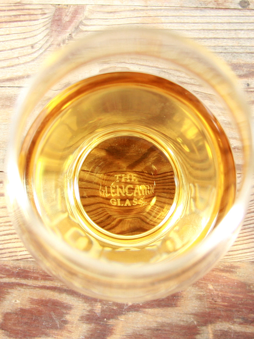 The Glencairn Glass mark is etched into the base of the glass.