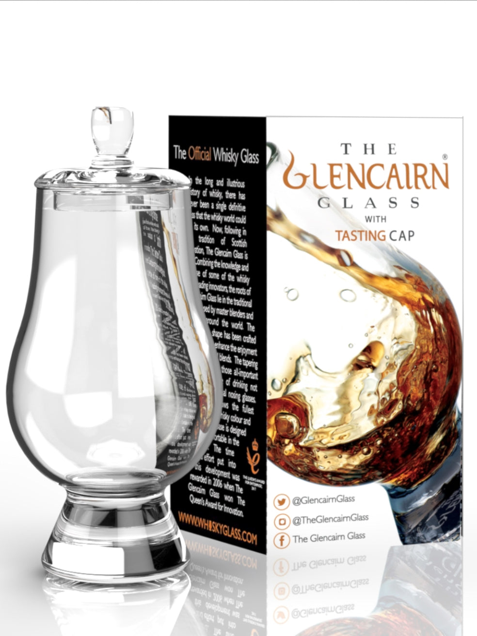 This set includes the Glencairn Whisky Glass and its Tasting Cap together.