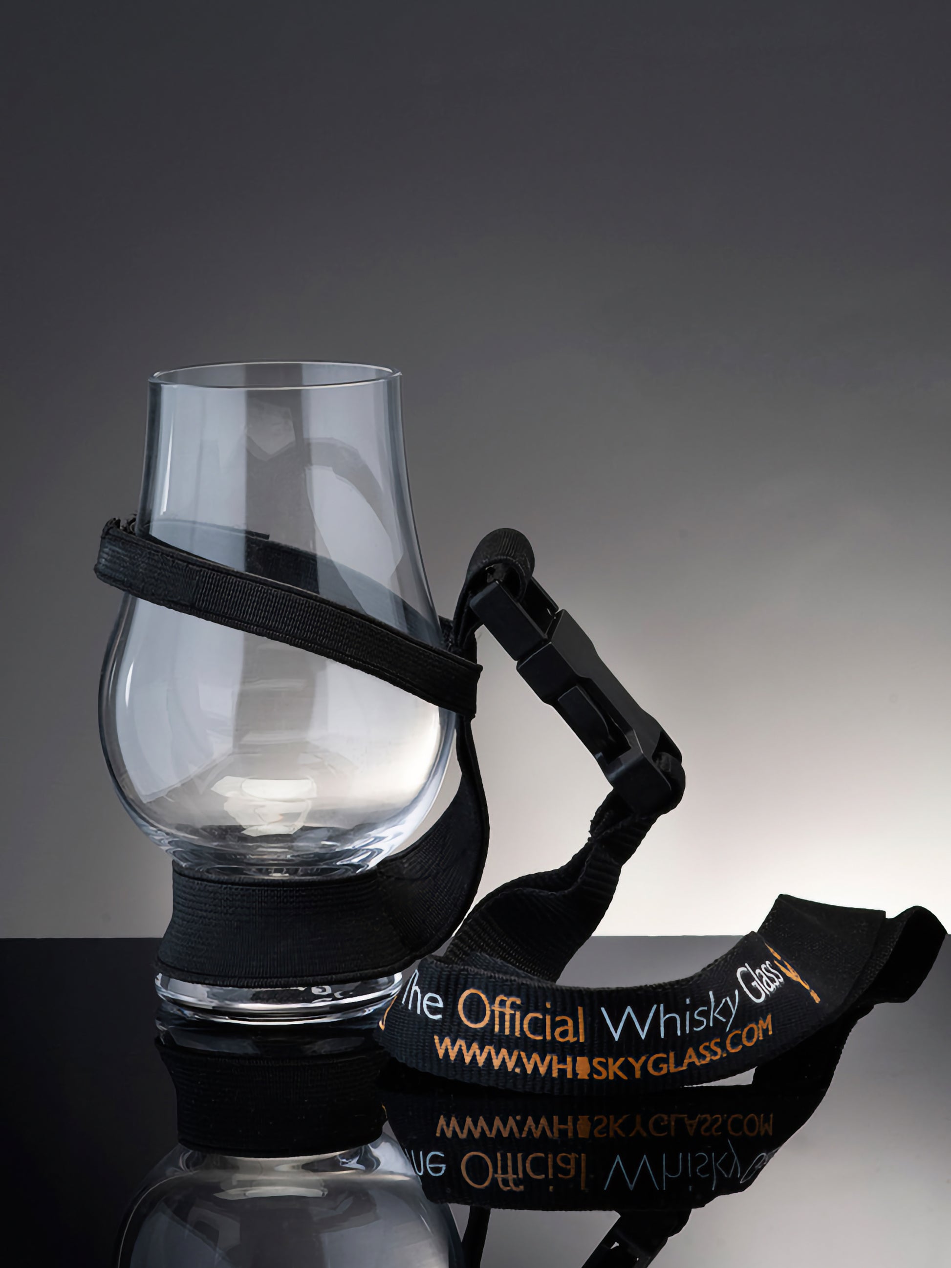 A hands-free accessory for any whisky aficionado who loves attending a whisky event. Designed to specifically hold the Glencairn Glass and the Cut Glencairn but some often use it to also hold a&nbsp;Glencairn Copita or a Wee Glencairn.