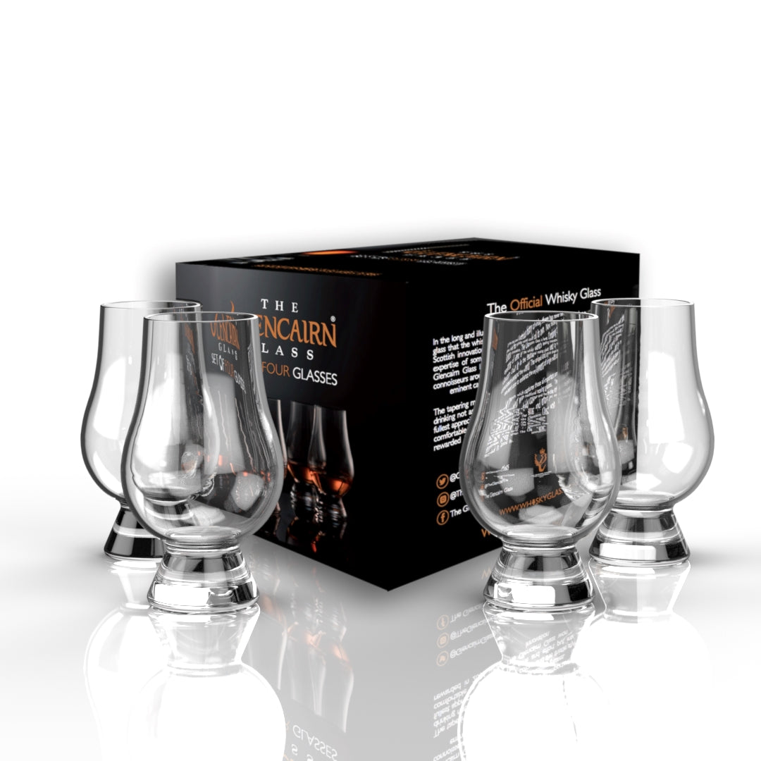 Set of four Glencairn Whisky Glasses