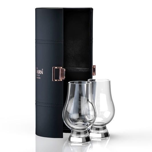 Glencairn Lead-Free Whisky Glass Set in Travel Case