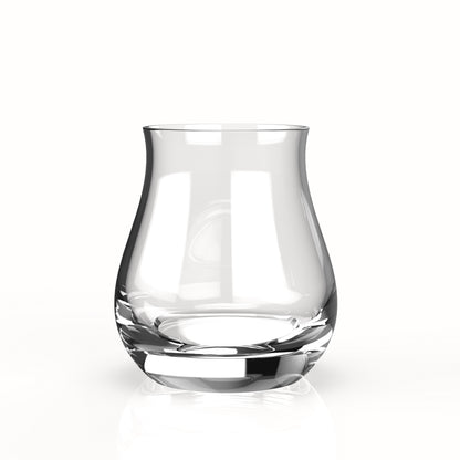 A multi-functional glass that can be used with a range of spirits, leaving enough room to add ice and garnish for enhancement. The Glencairn Mixer was originally developed in consultation with the Canadian whisky industry, incorporating a tulip shape to enhance its nosing function. 