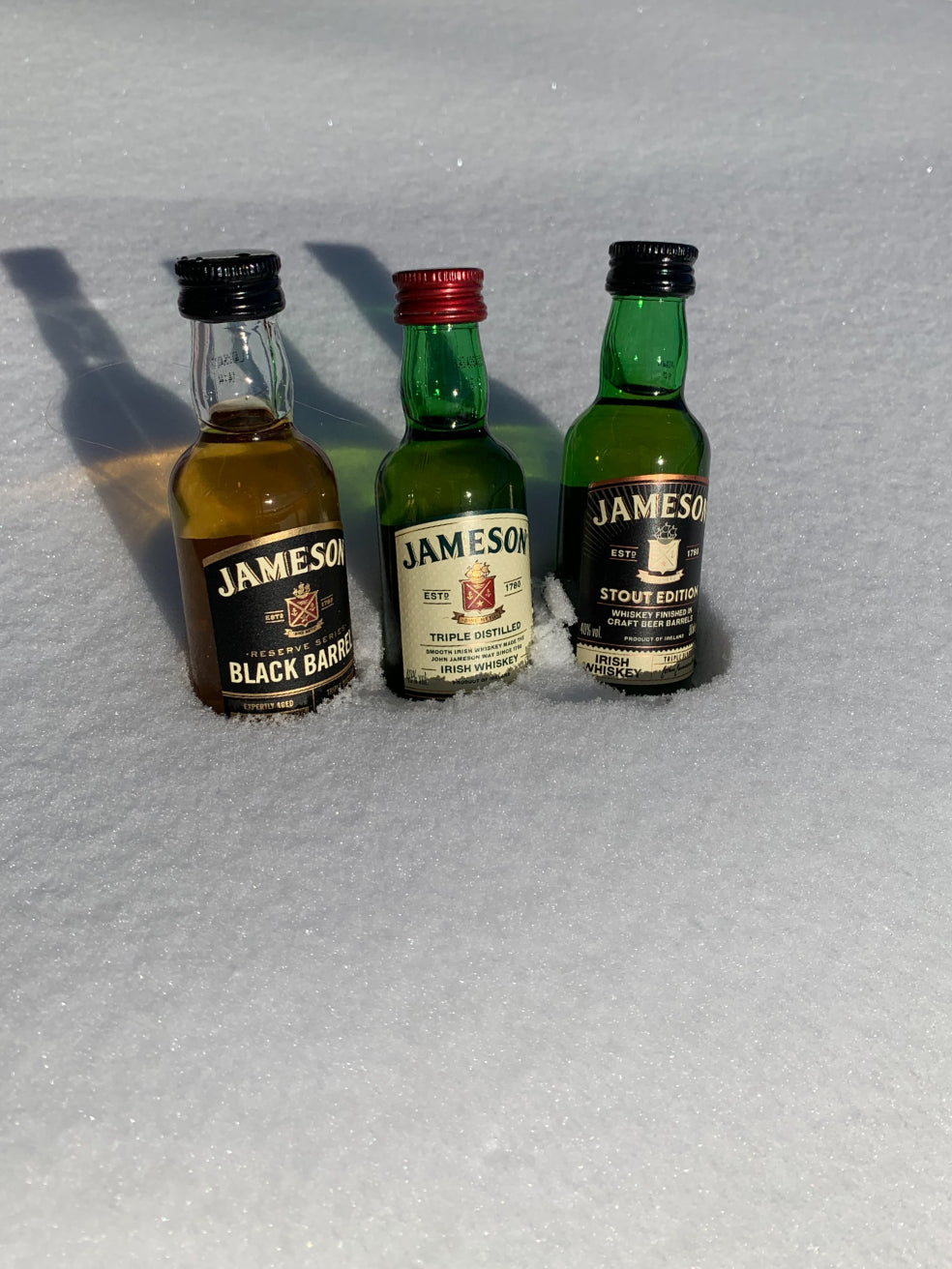 This gift comes with a choice from three Jameson whisky sampler - Black Barrel Irish Whisky; Tripled Distilled Irish Whisky; or, Stout Edition Irish Whisky.
