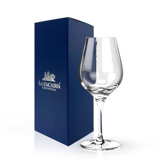 The perfect shape, size and weight, this wine glass is made from high-quality lead-free crystal and is perfect for wine drinkers.  From the Jura Collection.
