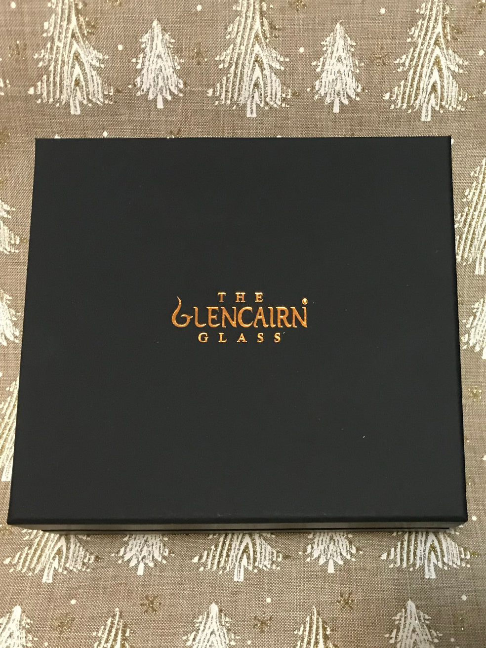 Presentation box for pair of Glencairn Whisky Glasses.