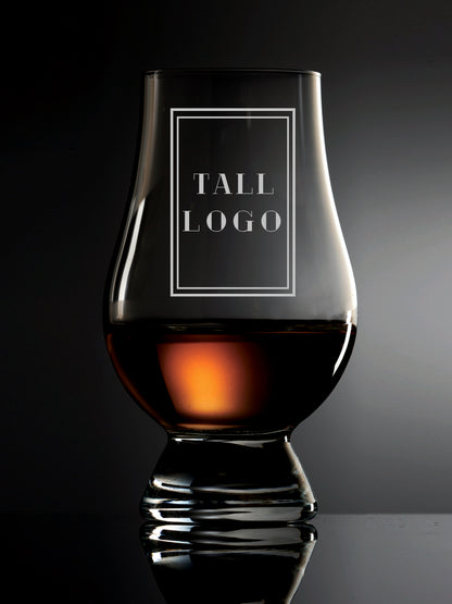 Etching of custom logo is possible on all glassware.  Pricing is based on quantity ordered.
