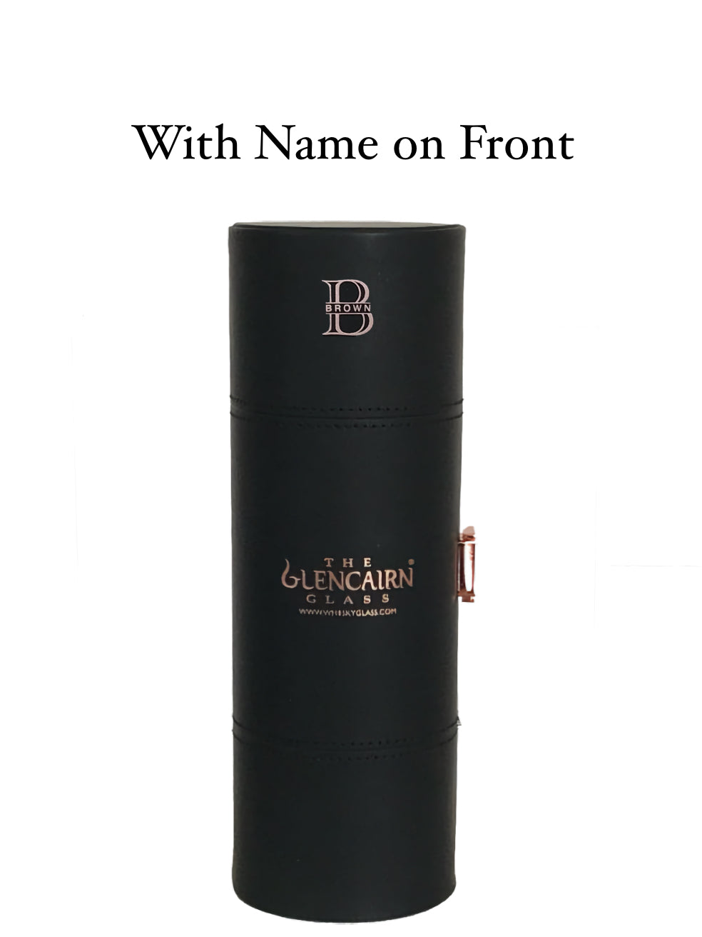 Customize travel case with name on front.