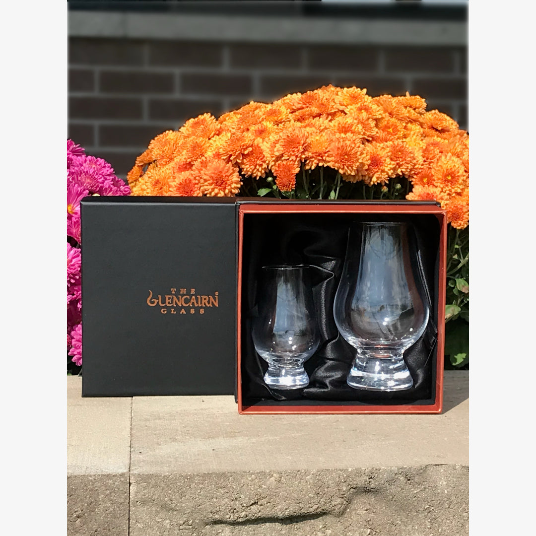 Wee Glencairn paired with Glencairn Whisky Glass in gift box.