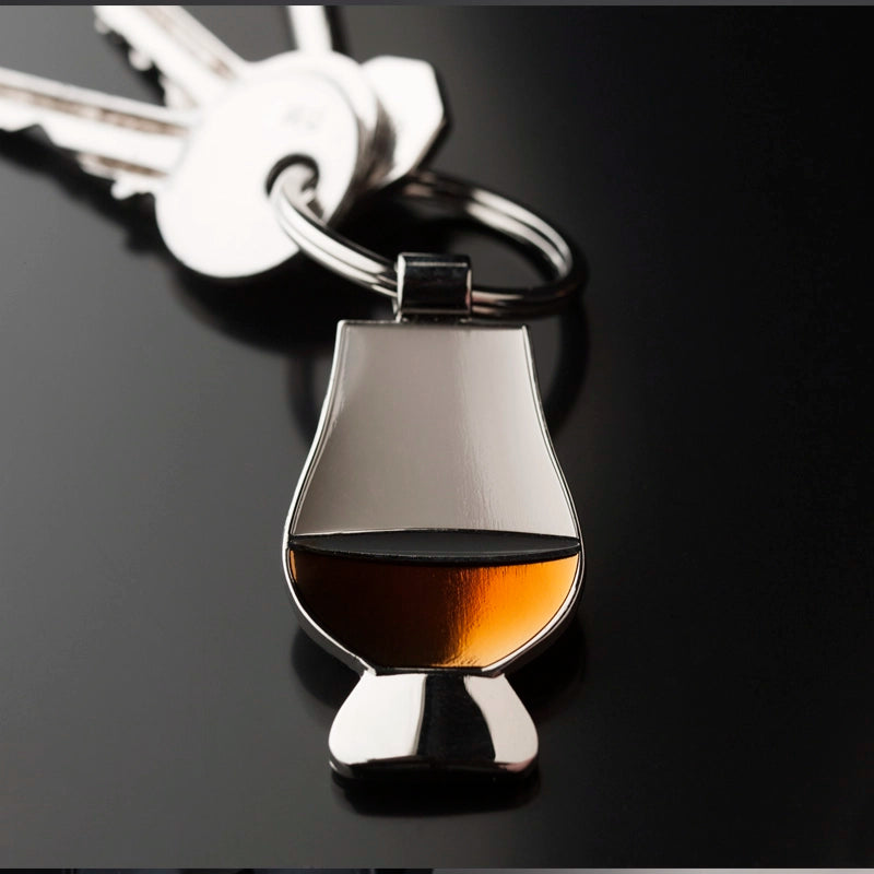 Show off your whisky passion by amping up your keys with the Glencairn Glass Keyring.