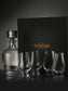 Iona decanter with 4 Glencairn whisky glasses gift set by Glencairn Crystal
