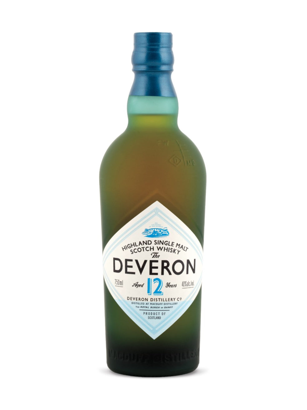 The Deveron 12-Year Old Highland Single Malt Scotch Whisky is light and sweet with notes of citrus fruit and spice.
