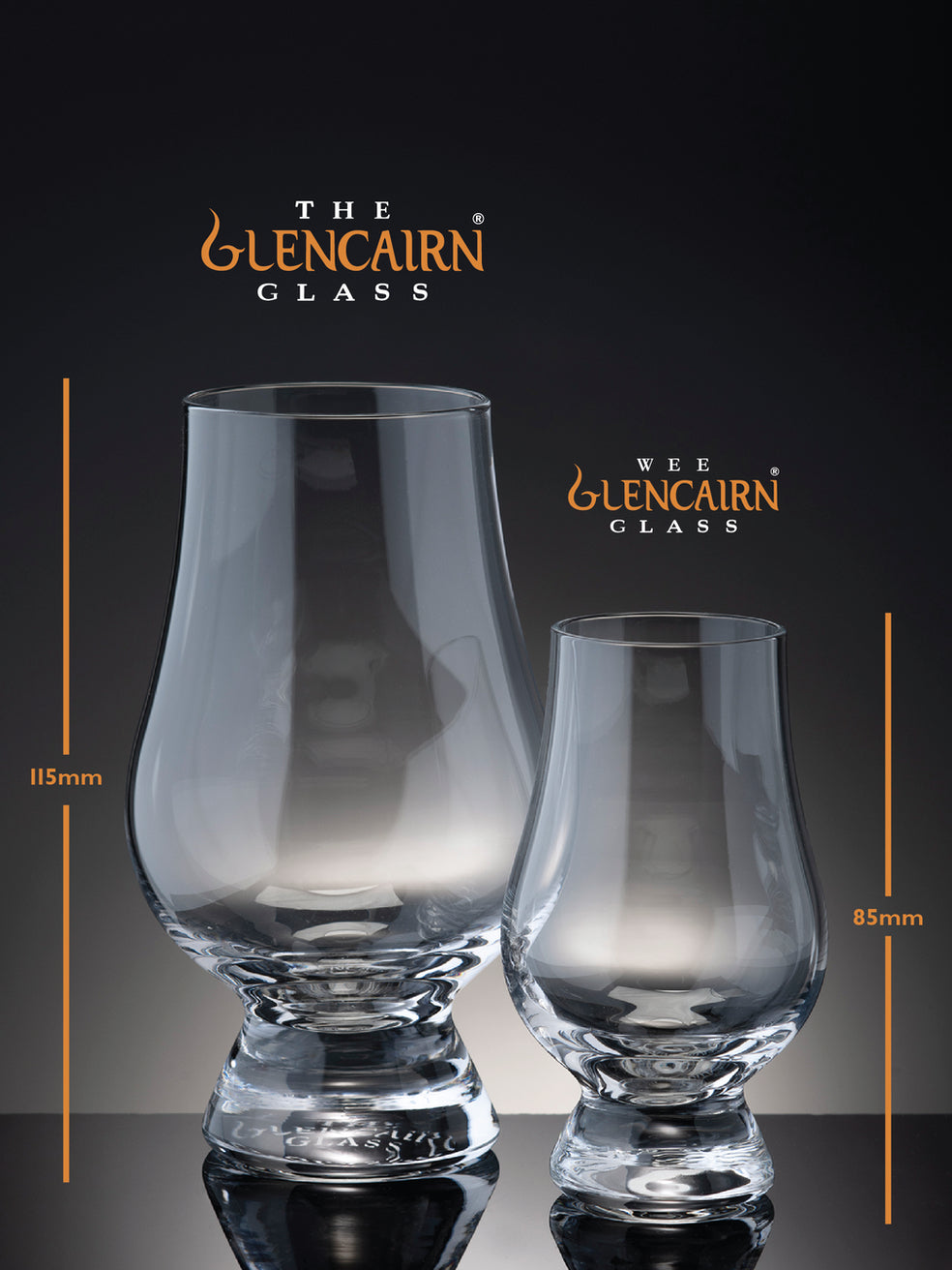 The Glencairn and Wee Glencairn Whisky Glasses
