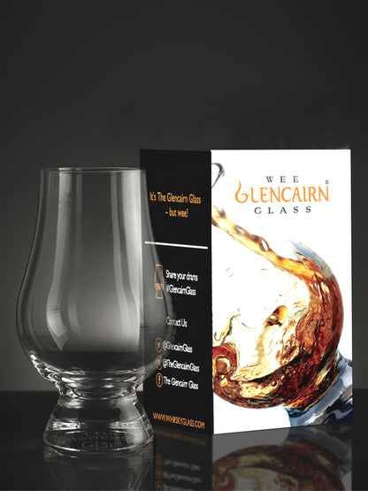 A smaller version of the official Glencairn Glass designed for distillery tours or for when you're craving a wee 'nip' instead of a dram.